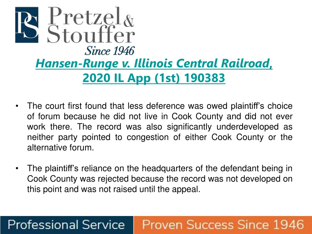 hansen runge v illinois central railroad 2020 1