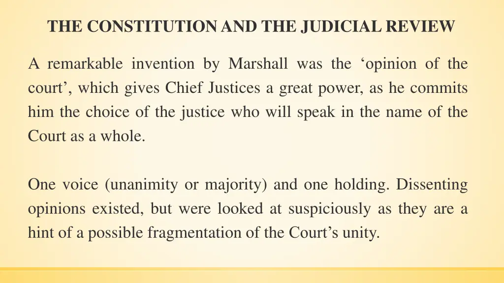 the constitution and the judicial review 2