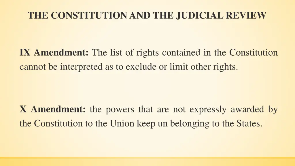 the constitution and the judicial review 9