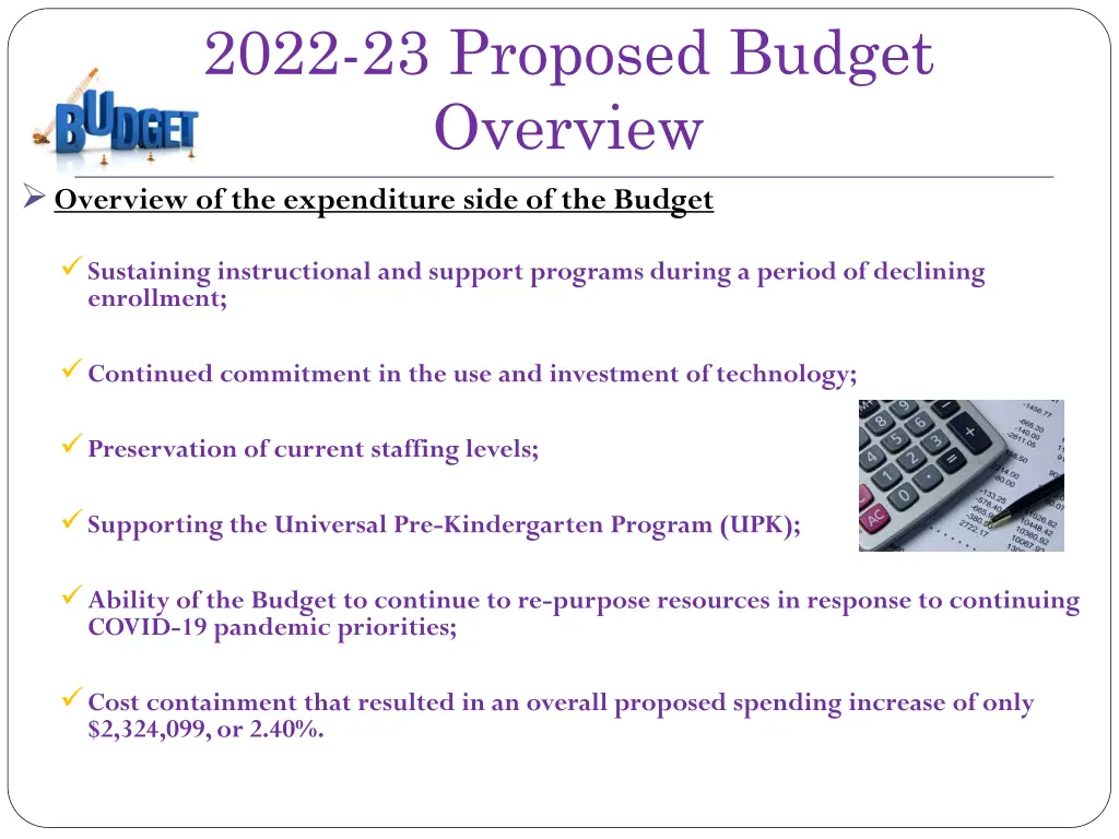 2022 23 proposed budget overview overview