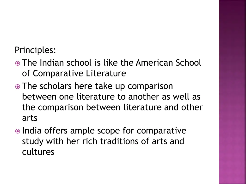 principles the indian school is like the american