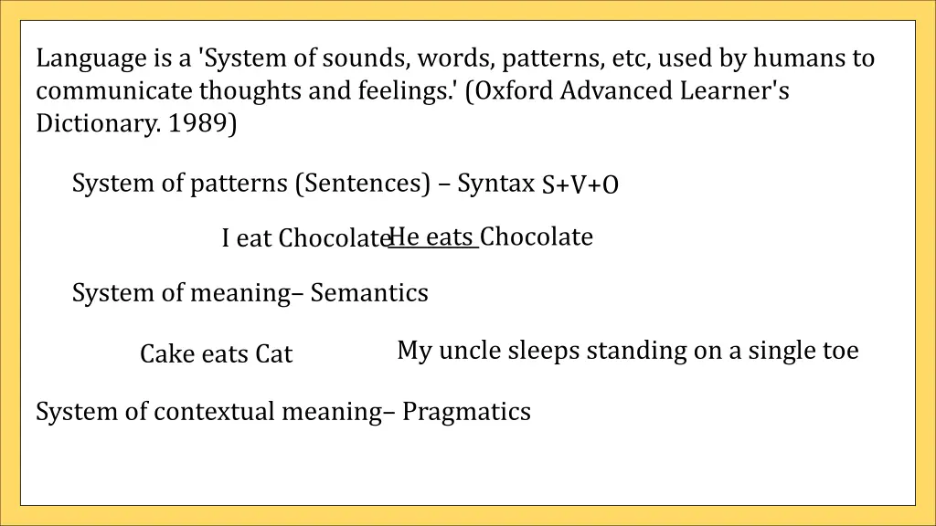 language is a system of sounds words patterns 1