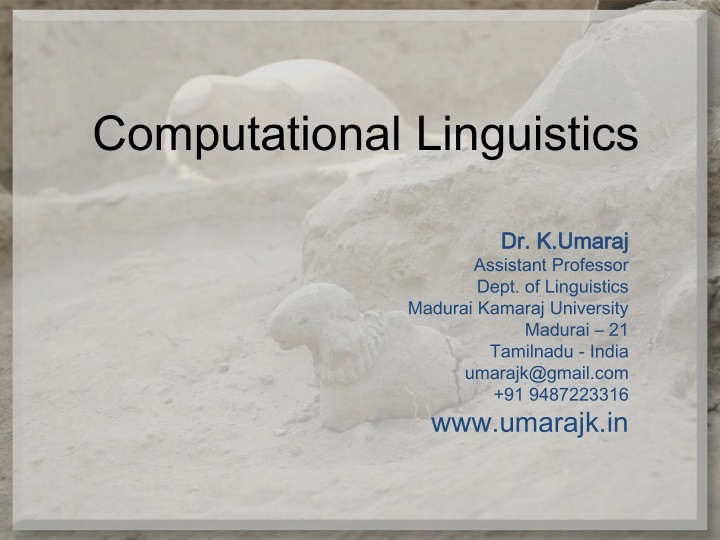 computational linguistics