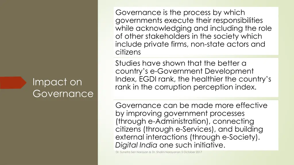 governance is the process by which governments