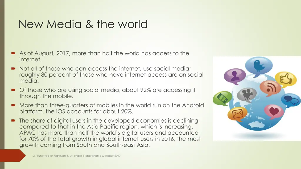 new media the world