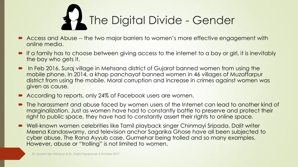 the digital divide gender