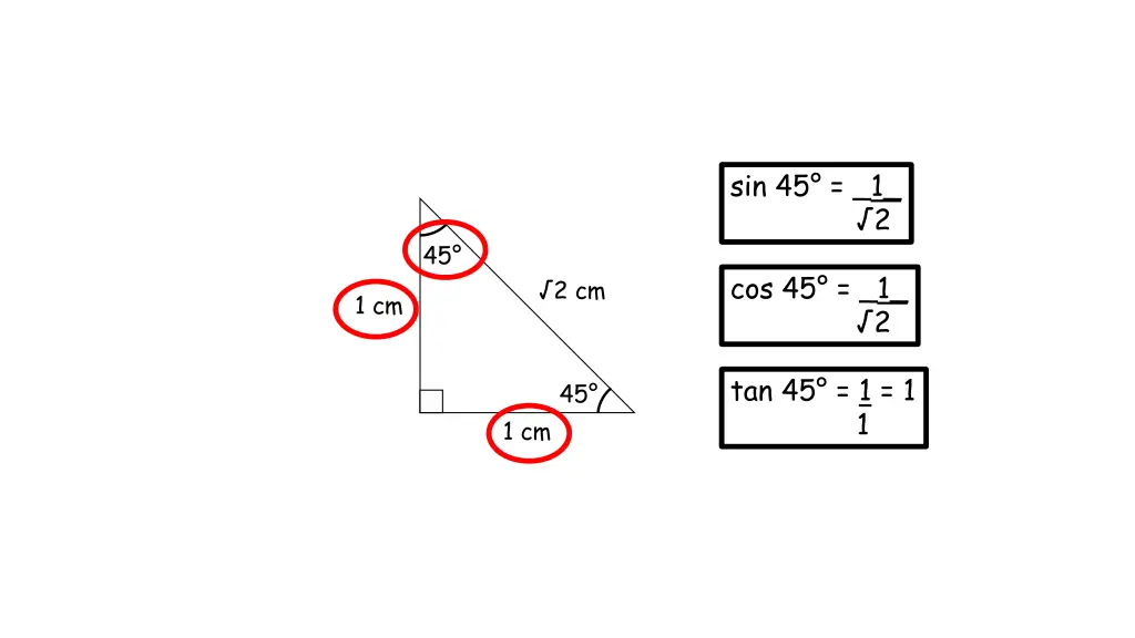 sin 45 1 2 2