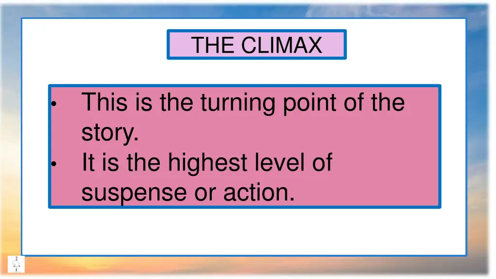 the climax