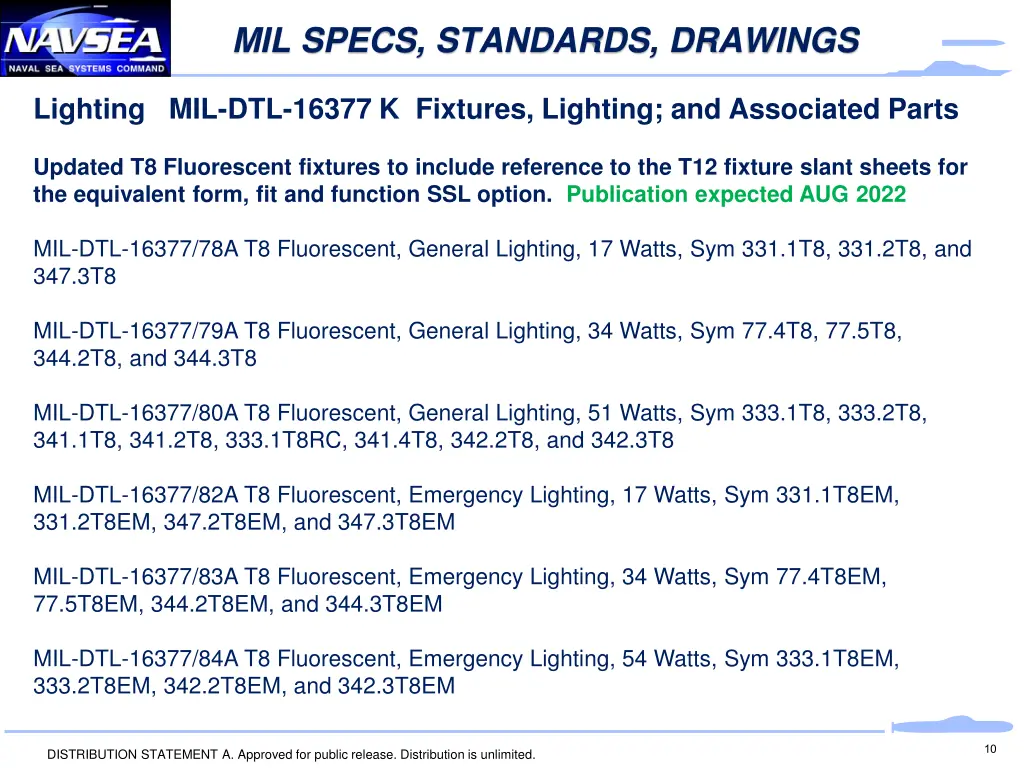 mil specs standards drawings 5