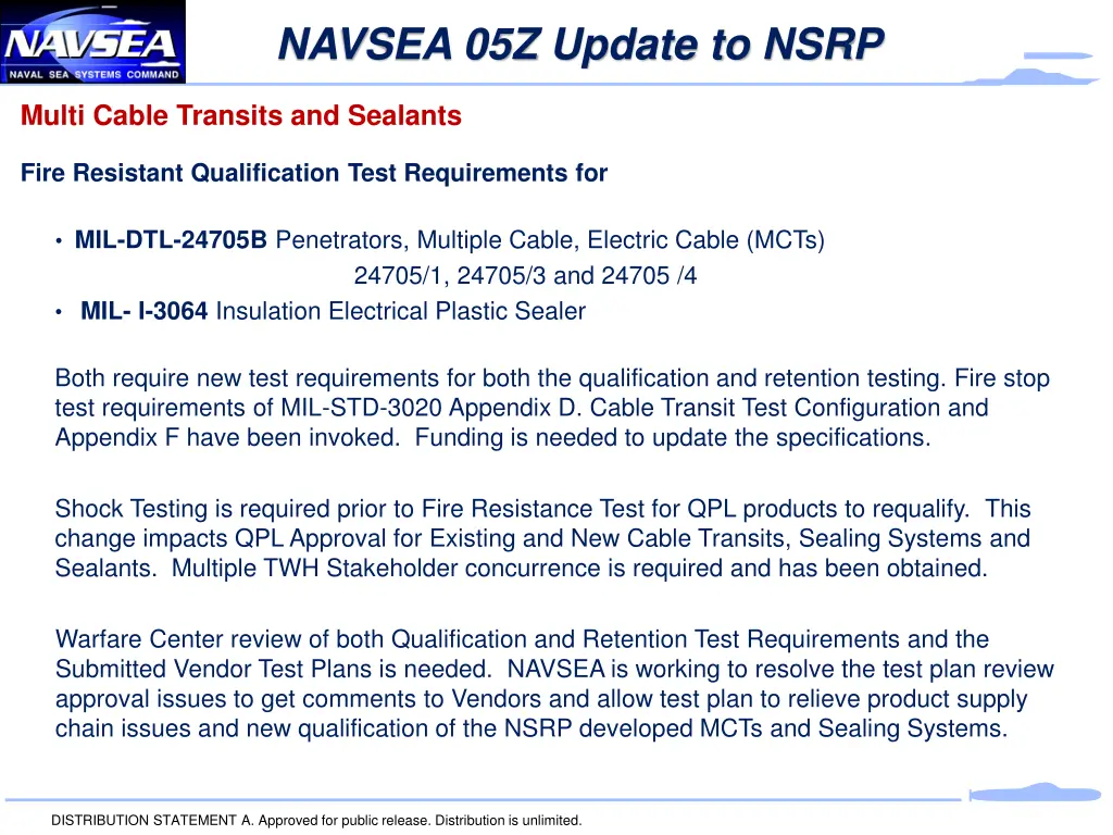 navsea 05z update to nsrp 2