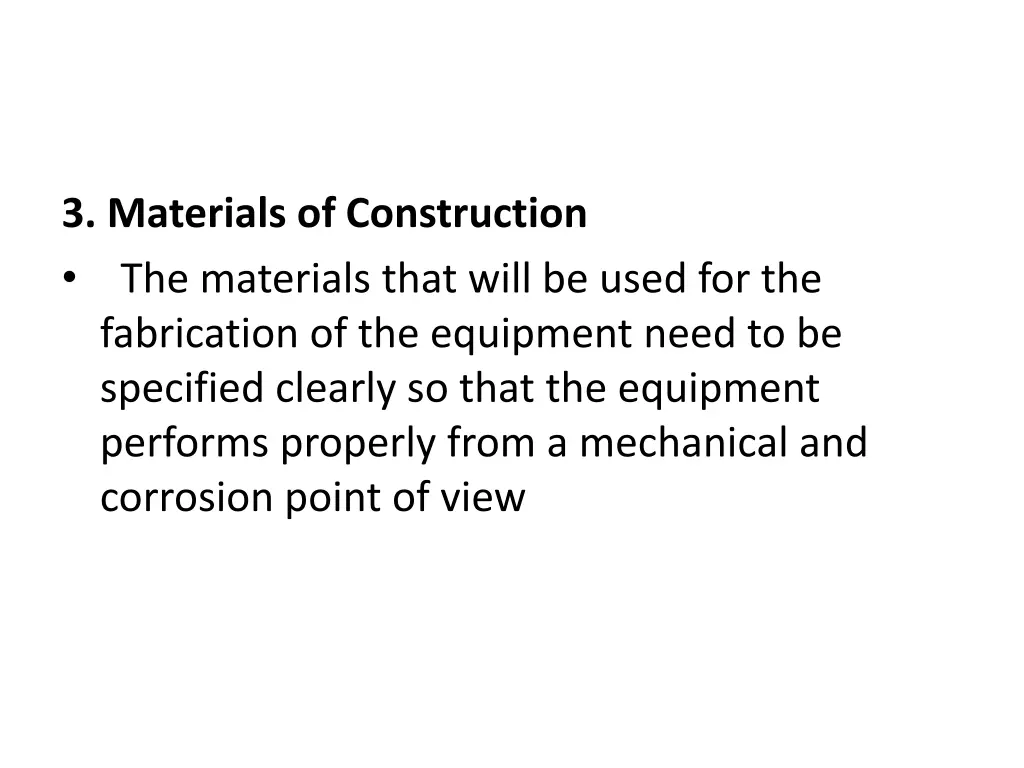 3 materials of construction the materials that