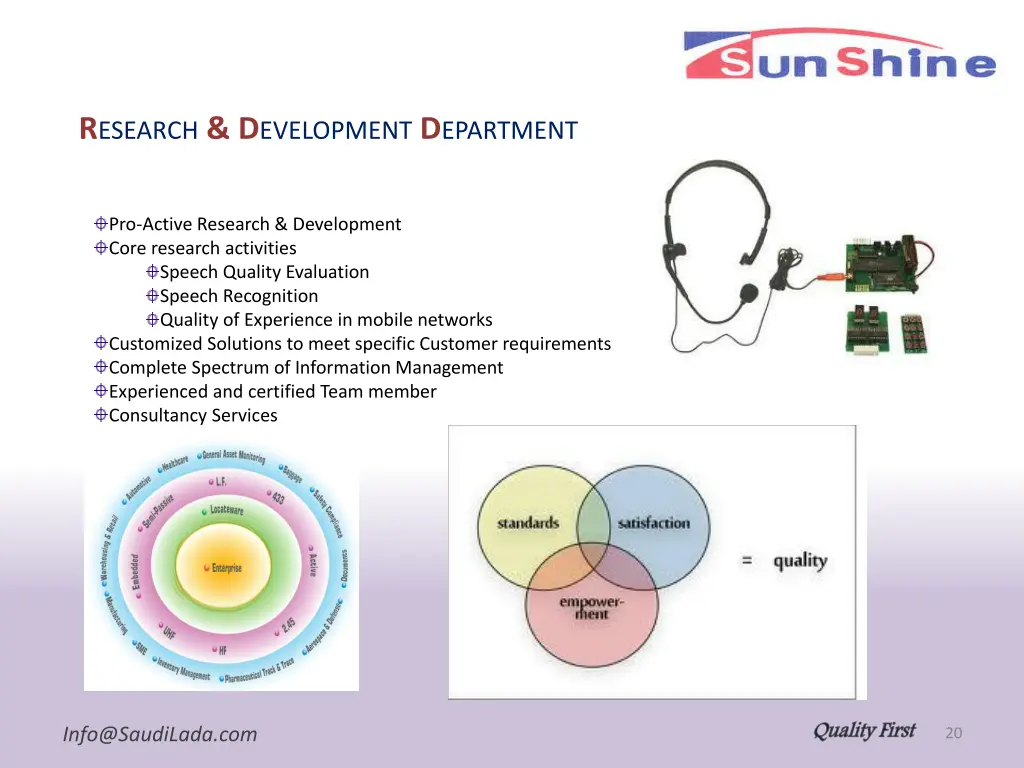 r esearch d evelopment d epartment