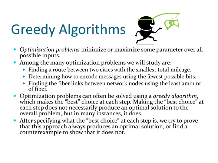 greedy algorithms