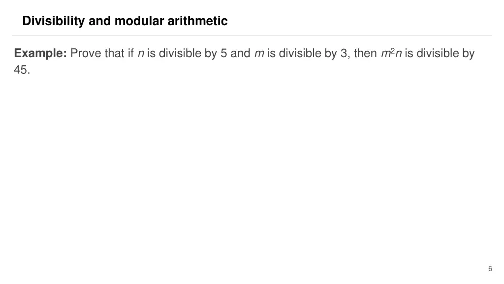 divisibility and modular arithmetic 2