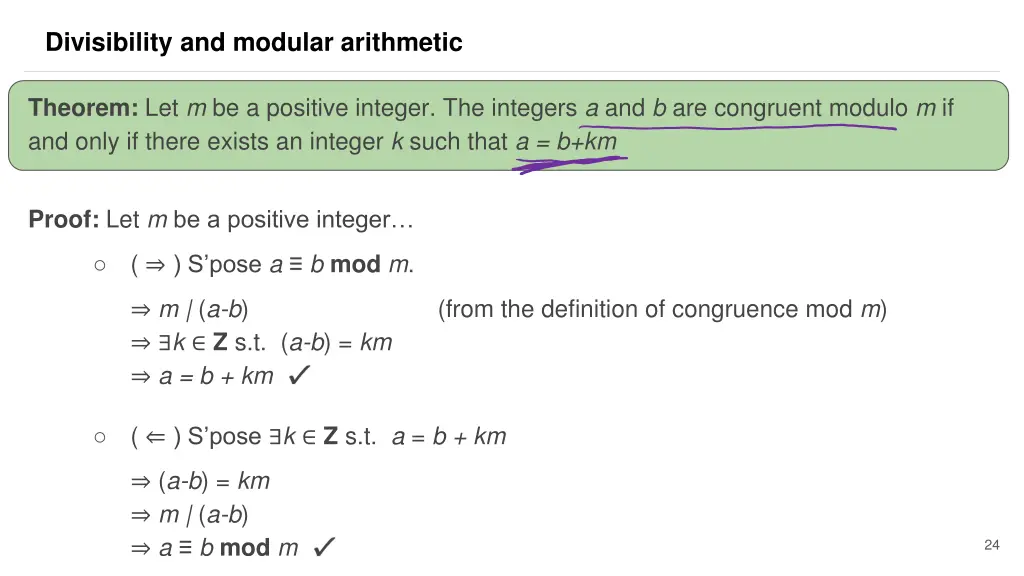 divisibility and modular arithmetic 20