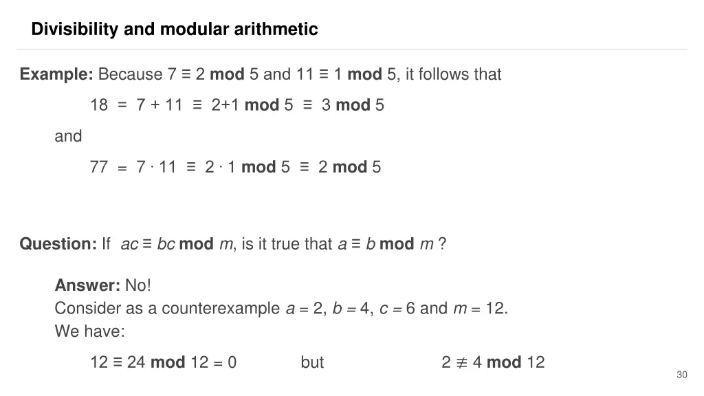 divisibility and modular arithmetic 26