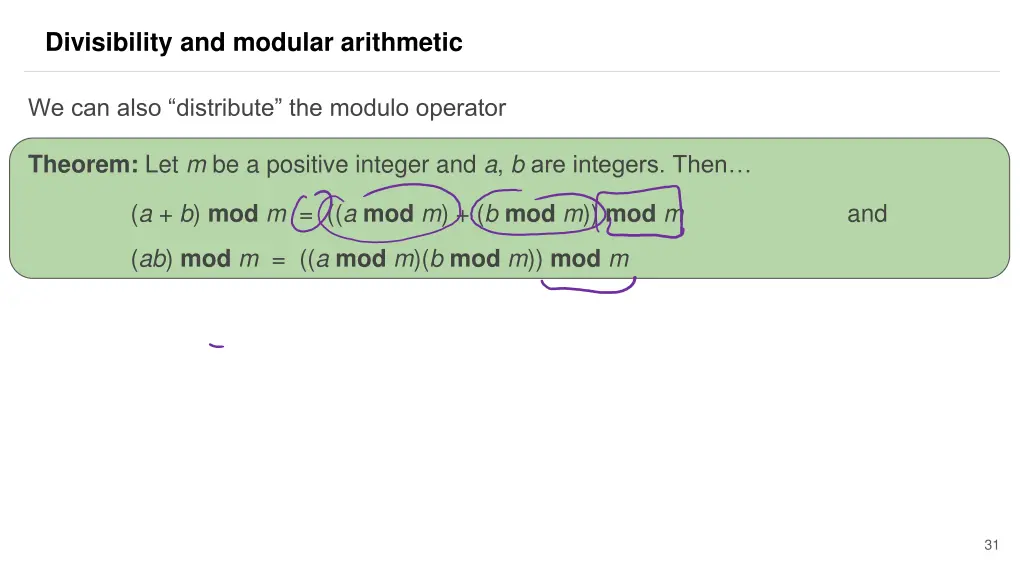 divisibility and modular arithmetic 27