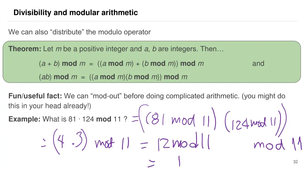 divisibility and modular arithmetic 28