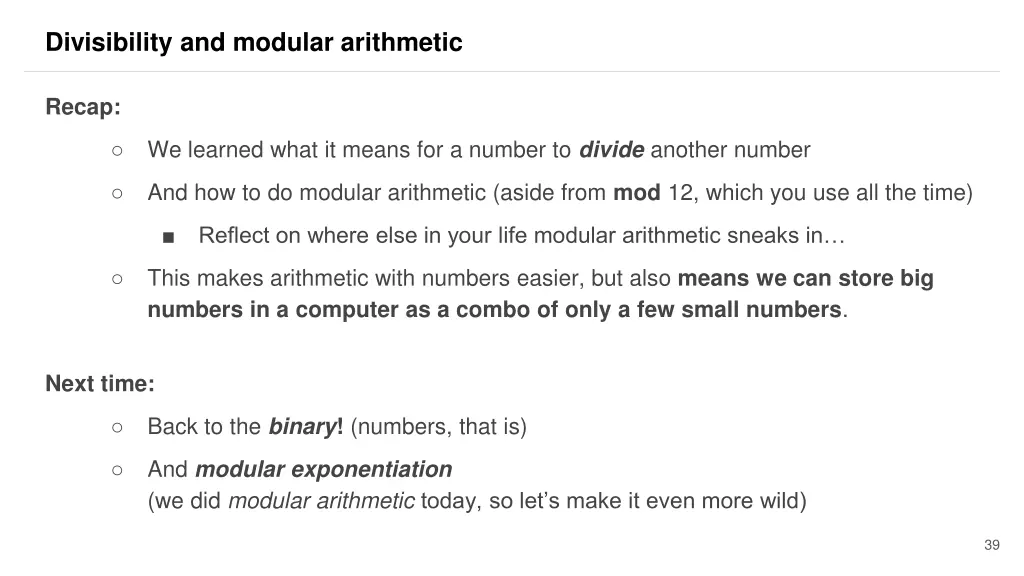 divisibility and modular arithmetic 35