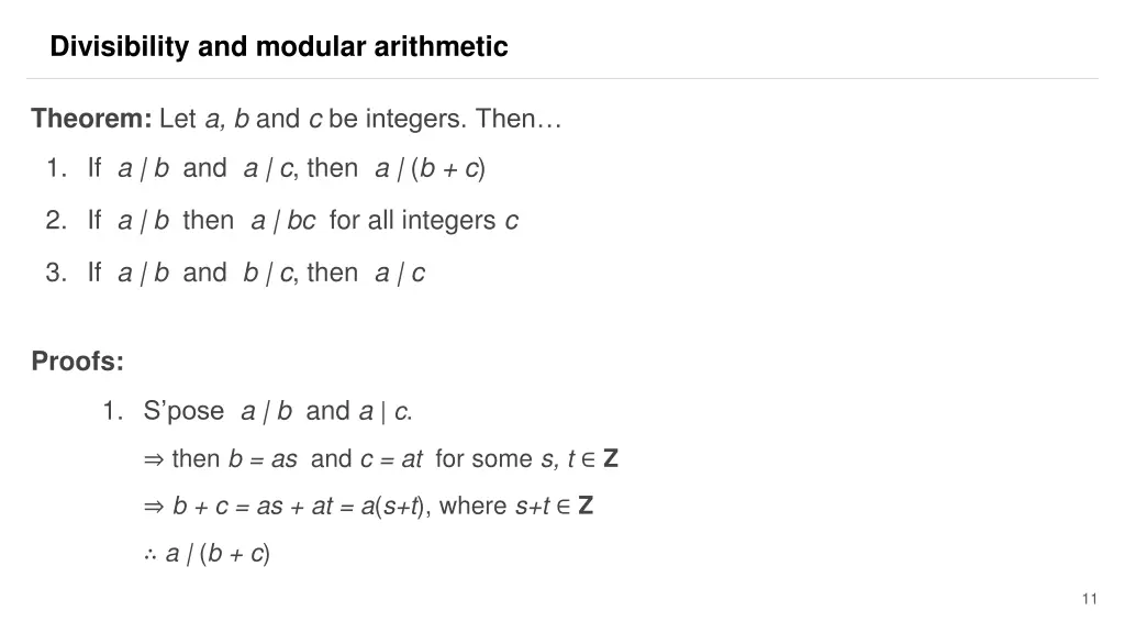 divisibility and modular arithmetic 7