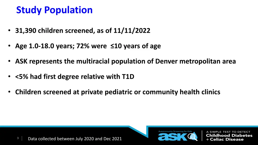 study population