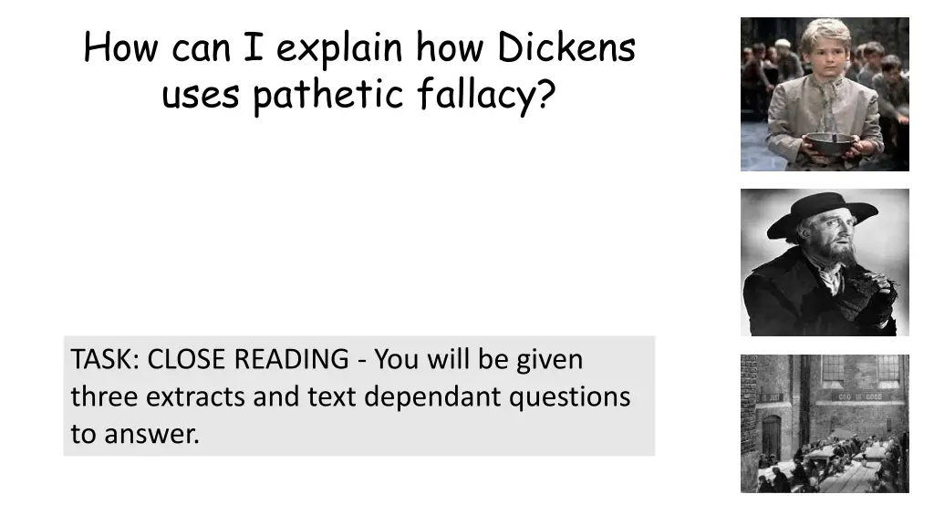 how can i explain how dickens uses pathetic 2