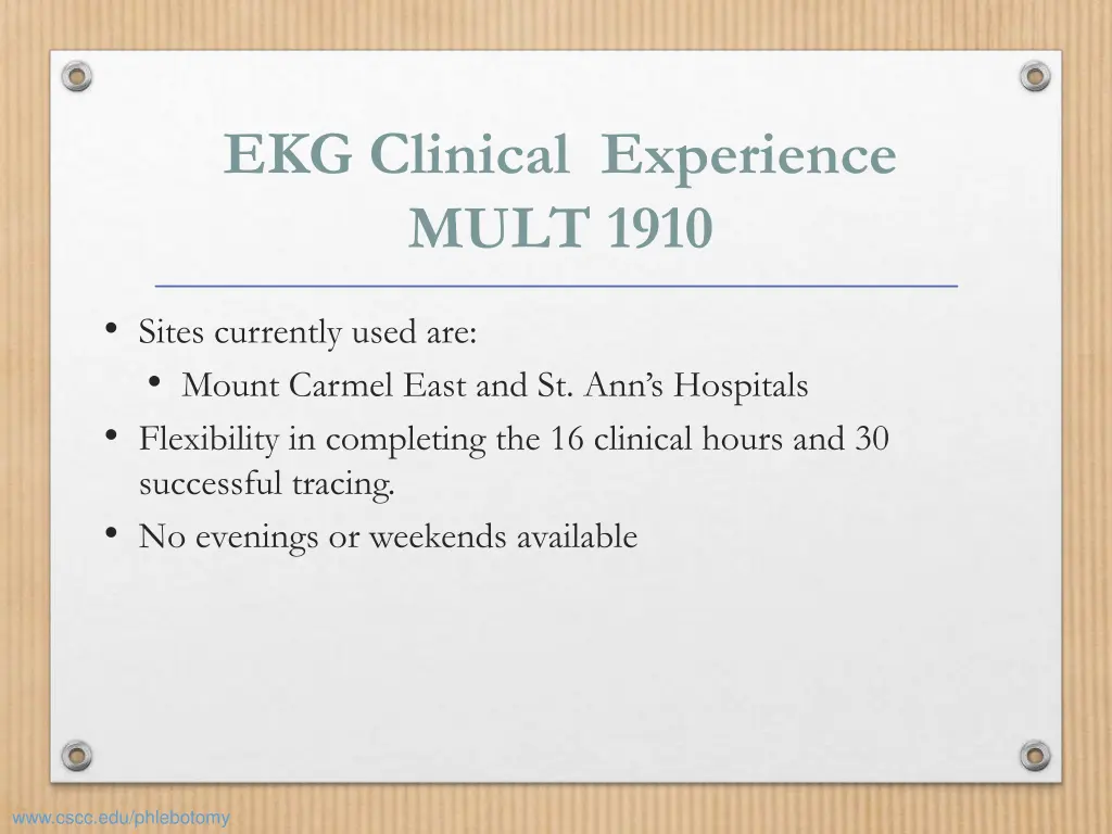 ekg clinical experience mult 1910