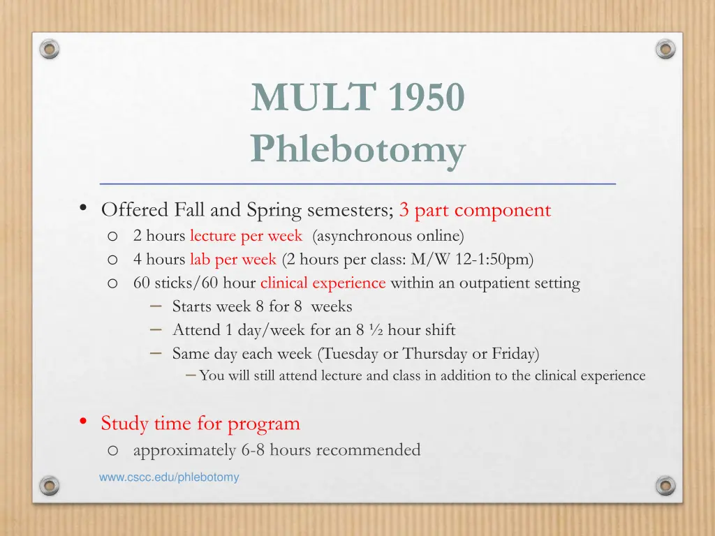 mult 1950 phlebotomy