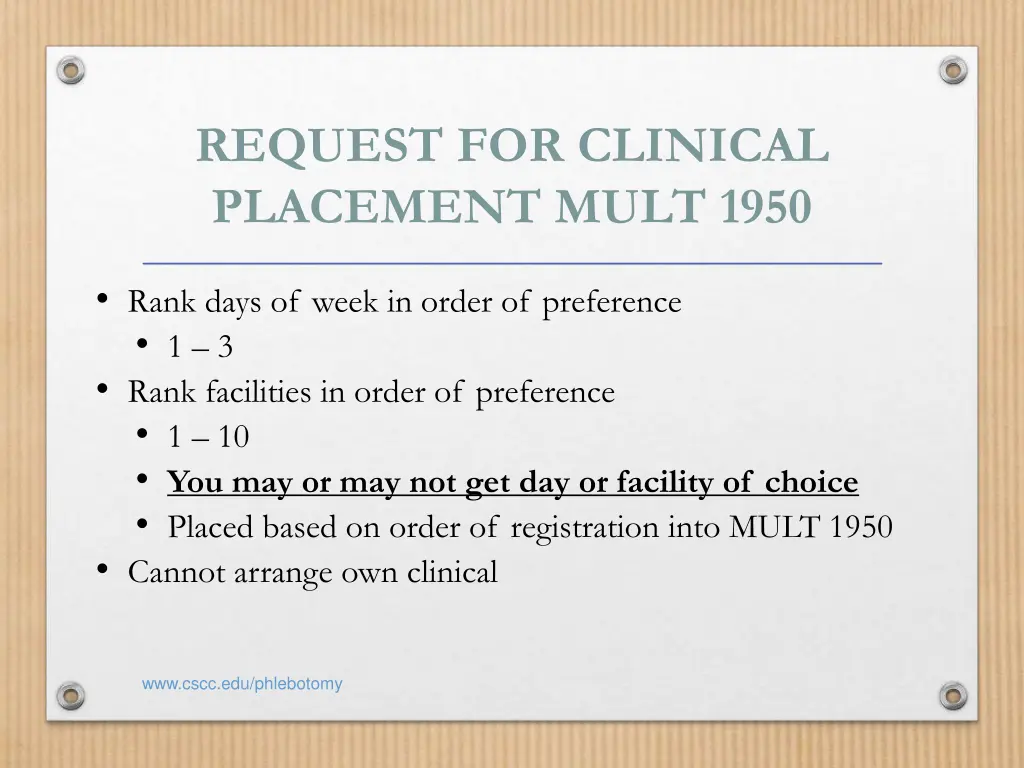 request for clinical placement mult 1950