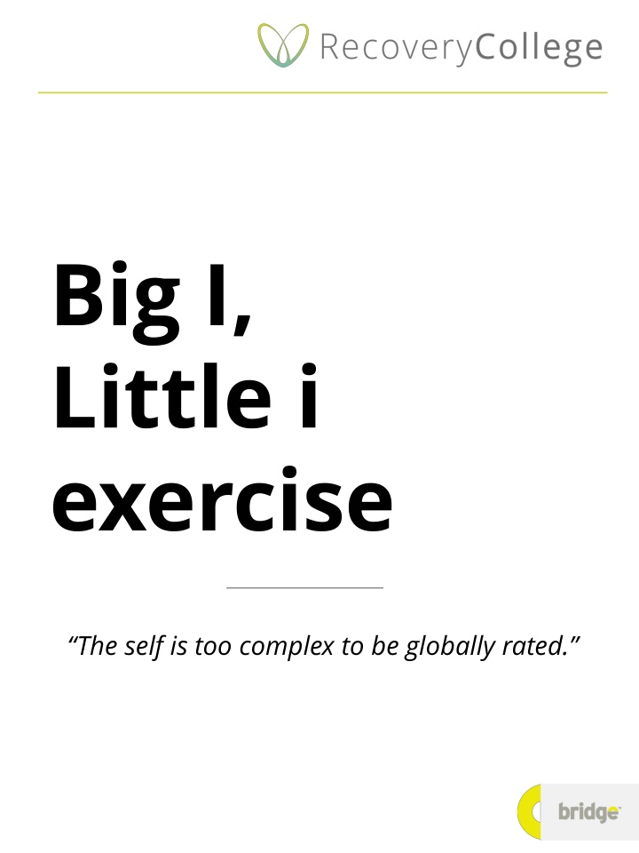 big i little i exercise