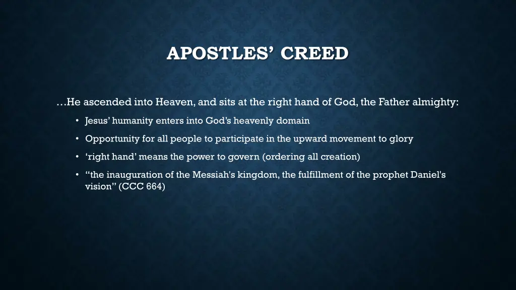 apostles creed 8