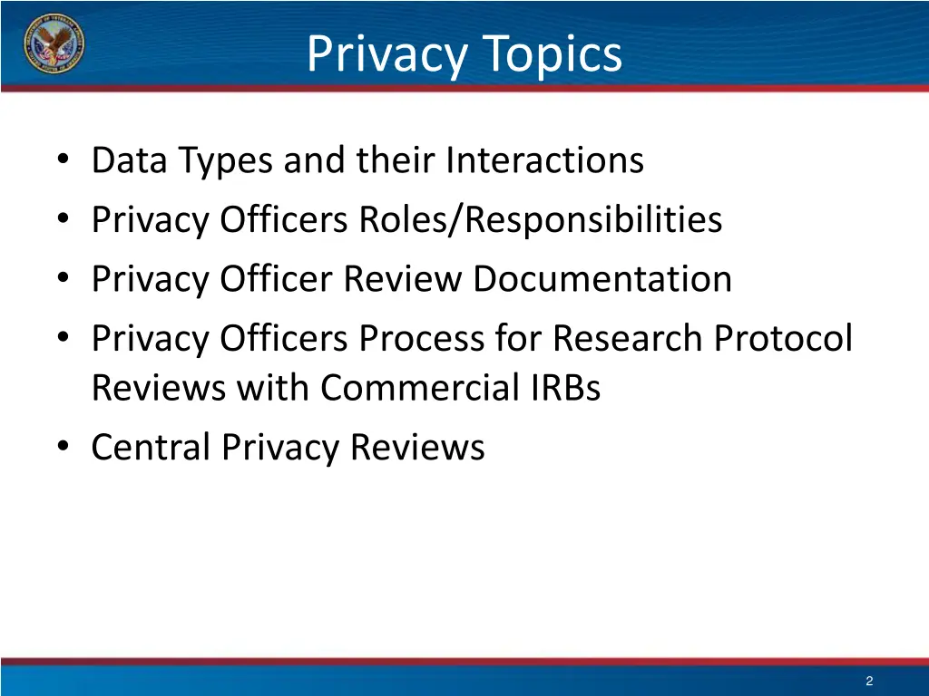 privacy topics