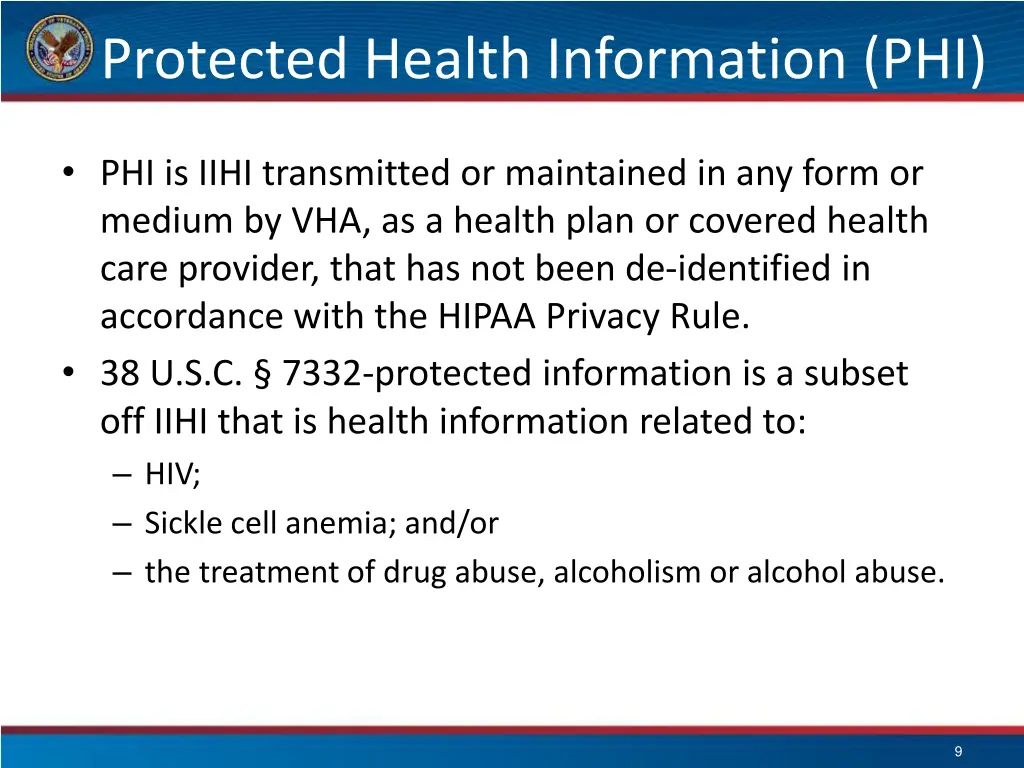 protected health information phi