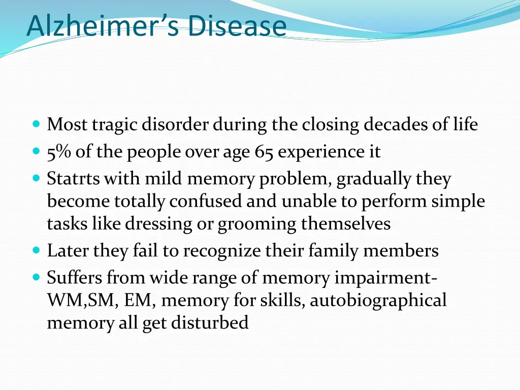 alzheimer s disease