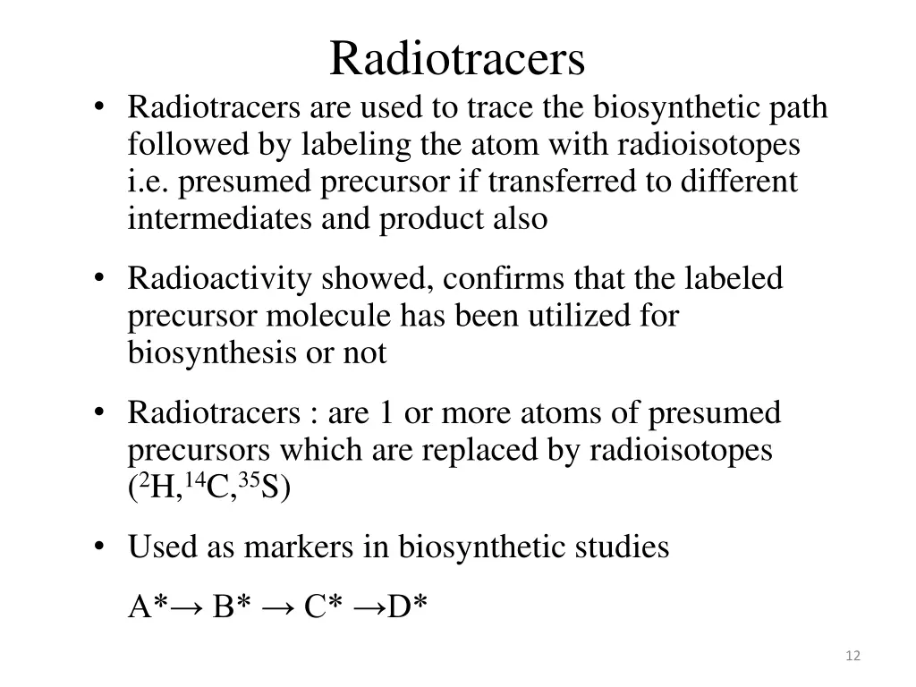 radiotracers