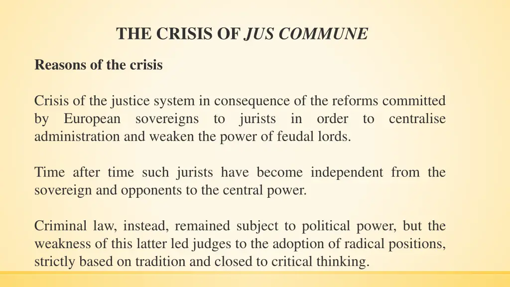 the crisis of jus commune 1