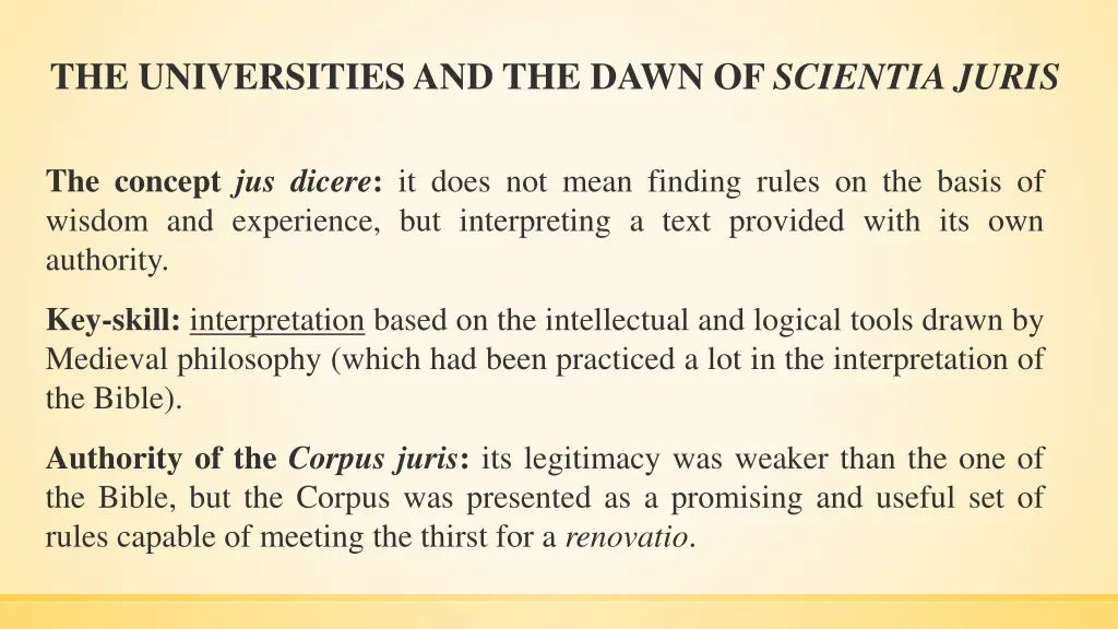 the universities and the dawn of scientia juris 2