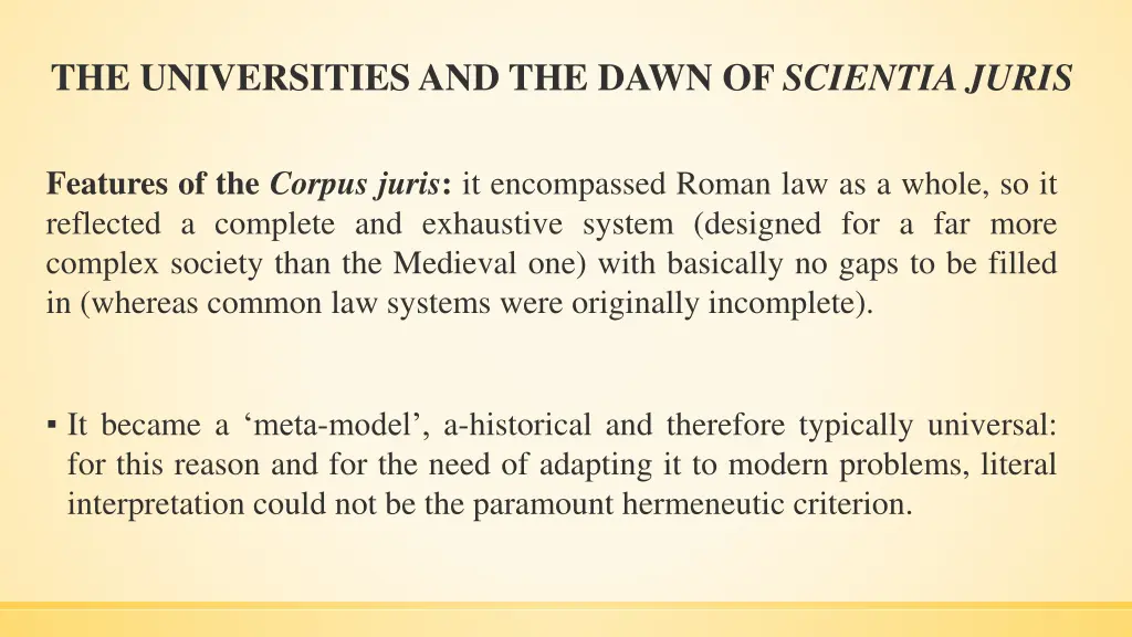 the universities and the dawn of scientia juris 3