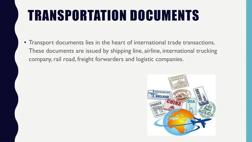 transportation documents 1