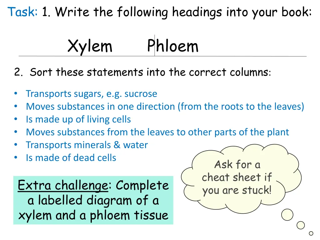 task 1 write the following headings into your book