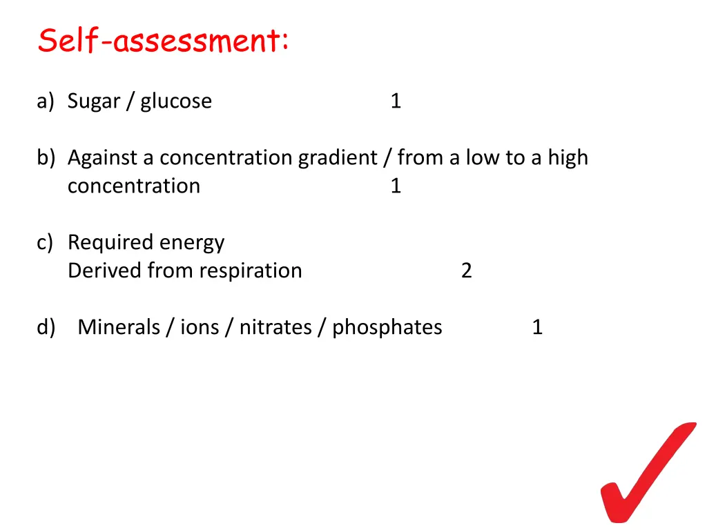 self assessment 1