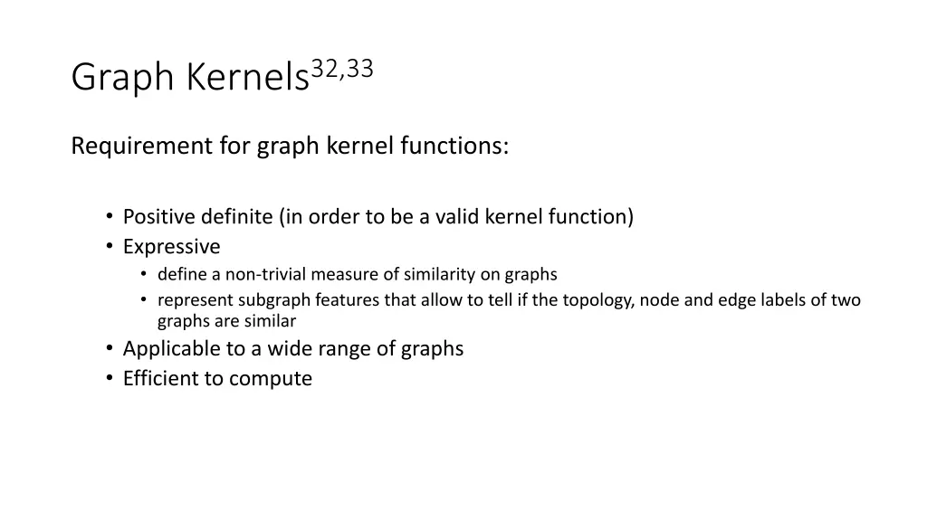 graph kernels 32 33 1