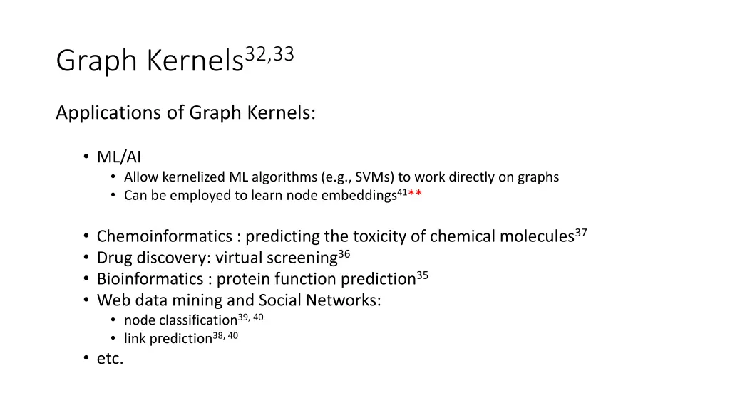 graph kernels 32 33 3