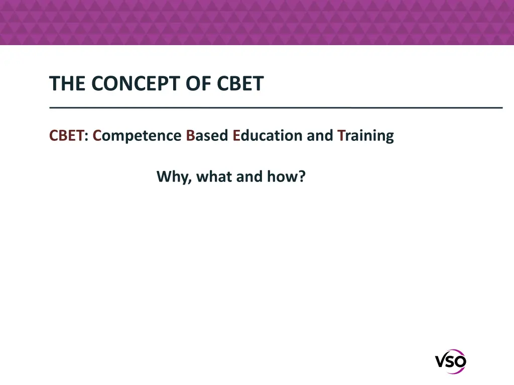 the concept of cbet 1