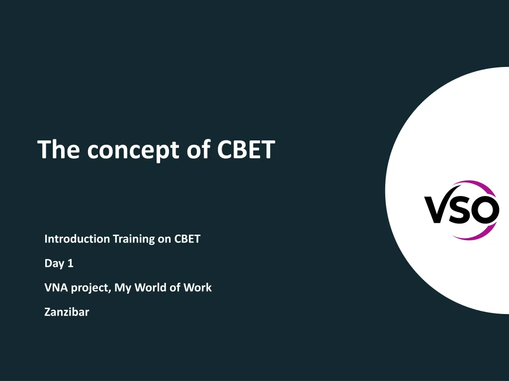 the concept of cbet 2