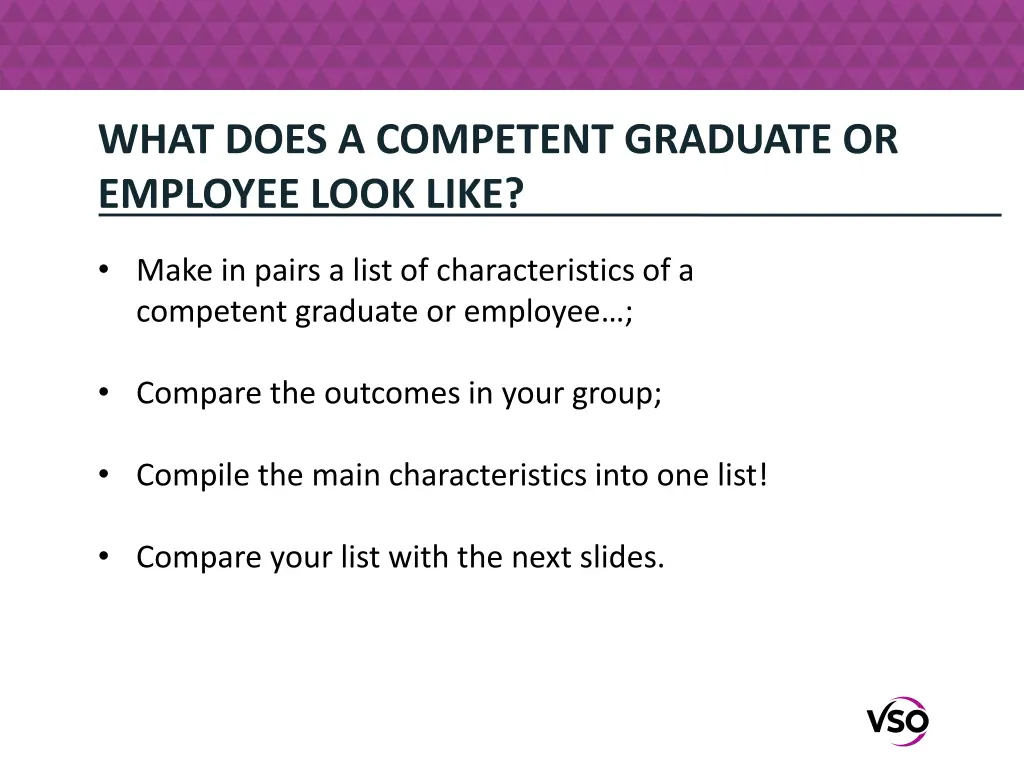 what does a competent graduate or employee look