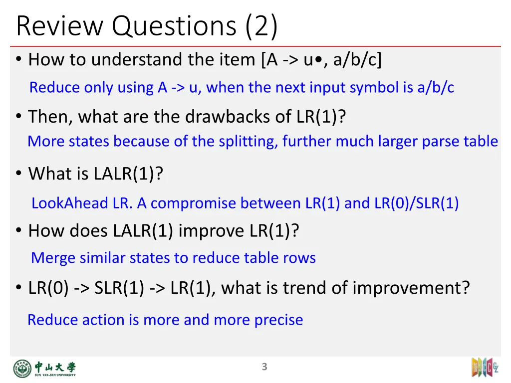 review questions 2 how to understand the item