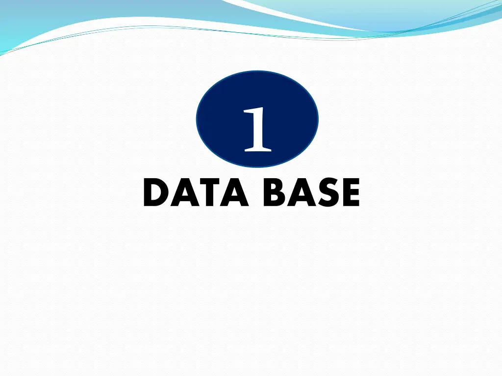 data base 1