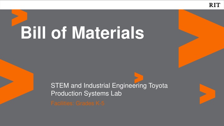 bill of materials