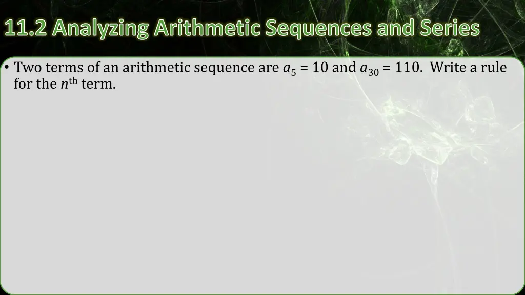 11 2 analyzing arithmetic sequences and series 5